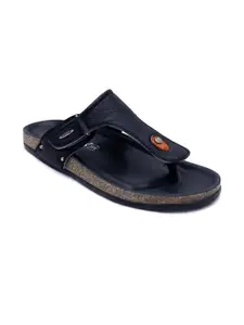 R-SWISS Men Black Synthetic Flip Flops