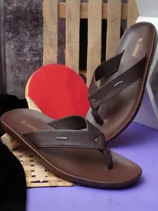 R-SWISS Men Brown Synthetic Flip Flops