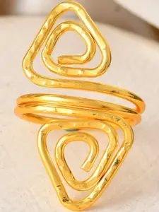 DressBerry Gold-Plated Stainless Steel Finger Ring