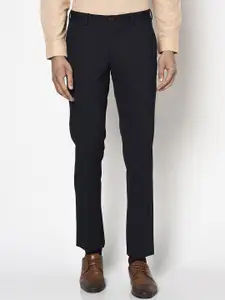 Blackberrys Men B-95 Regular Fit Mid-Rise Formal Trousers