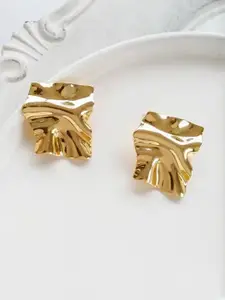 VAGHBHATT Gold-Plated Alloy Studs Earrings