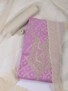 Meena Bazaar Woven Design Unstitched Dress Material