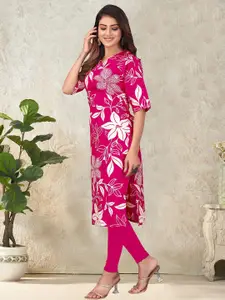 URMIR FASHION Women Viscose Rayon Straight Kurtis
