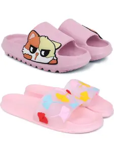 Pampy Angel Women Pink EVA Flip Flops