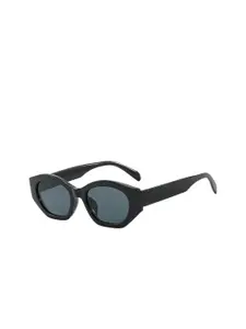 LULU & SKY Women Regular Lens Oval Sunglasses STY-6596-BLACK GRAY
