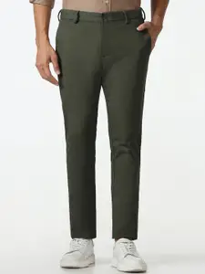 Blackberrys Men Mid-Rise Slim Fit Chinos Trousers