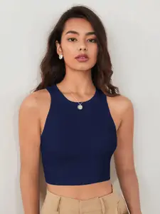 TOOCHKI Women Ribbed Tank Crop Top