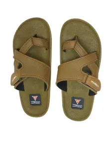 Trekiva Men Black Flip Flops