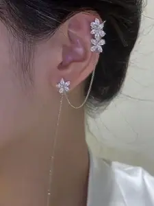 Vembley Women Silver Earrings