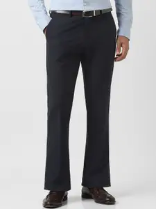 V Dot Men Slim Fit Formal Trousers