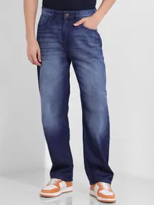 The Indian Garage Co. Men Relaxed Fit Mid-Rise Pure Cotton Jeans