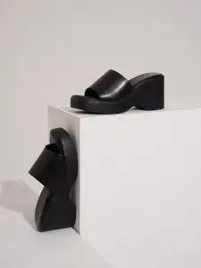 Froh Feet Women Open Toe Platform Heel Sandals