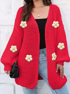 bebe Ribbed Round Neck Longline Pullover