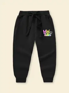 INCLUD Girls Printed Mid-Rise Joggers