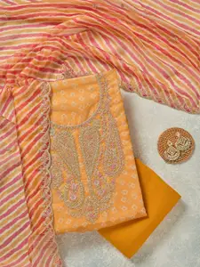 Koskii Leheriya Printed Unstitched Dress Material