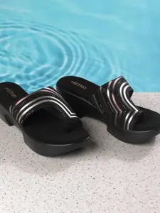 Metro Women Embellished Wedge Sandals