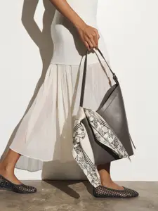 H&M Printed Silk Scarf