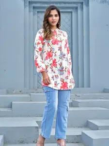 KALINI Floral Printed Kurti
