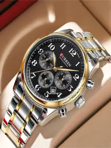 Curren 8466 Original Japan Men Waterproof Chronograph Watch CR-8466-TT-Black