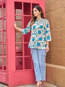 KALINI Women Floral Printed Kurti