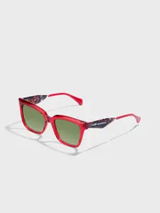 SAM & MARSHALL Women Cateye Sunglasses VESPER_RED_TEXTURED_2996