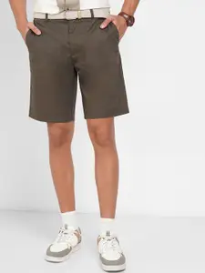 Peregrine by Pantaloons Men Regular Fit Mid-Rise Cotton Sports Shorts