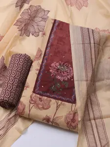 Meena Bazaar Printed Unstitched Dress Material