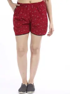 E-MAX Women Printed Lounge Shorts