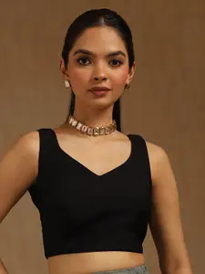 Soch V-Neck Padded Saree Blouse