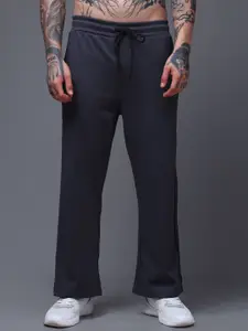 MADSTO Men Baggy-Fit Mid-Rise Track Pants