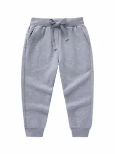 INCLUD Boys Regular-Fit Mid-Rise Knitted Joggers