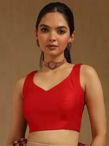 Soch V-Neck Padded Saree Blouse