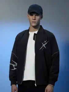 Snitch Stars Within Reflective Printed Windcheater Jacket