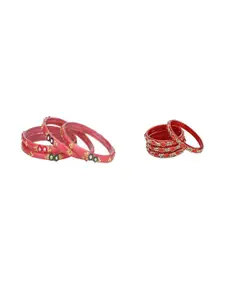 Somil Women Combo of Artificial Stones Studded Bangles Set