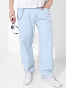 The Indian Garage Co Men Relaxed Fit Mid-Rise Cotton Jeans