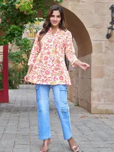 KALINI Floral Printed Kurti