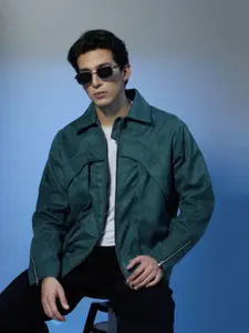 Snitch Stars Within Suede Relaxed Fit Zipper Jacket