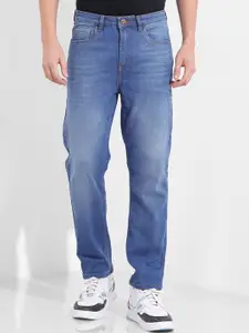 The Indian Garage Co Men Slim Fit Mid-Rise Light Fade Jeans