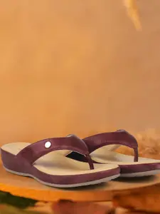 Mochi Women Open Toe T-Strap Flats