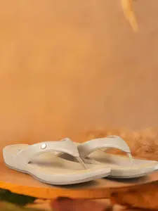 Mochi Women Open Toe T-Strap Flats