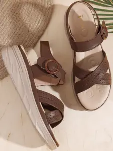 Denill Women Smart Casual Platform Heel Fashion Sandal With Adjustable Strap