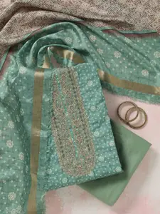 Koskii Floral Printed Unstitched Dress Material