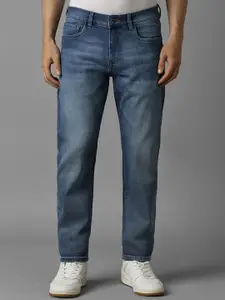 Louis Philippe Jeans Men Slim Fit Mid-Rise Light Fade Jeans