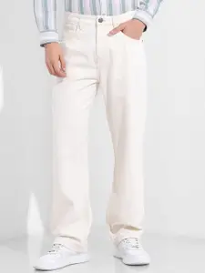 The Indian Garage Co Men Cotton Relaxed Fit Mid-Rise Jeans