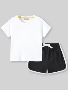INCLUD Girls T-shirt with Shorts