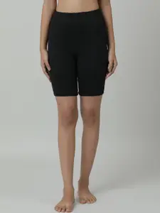 Charm n Cherish Girls Pack Of 3 Mid Rise Regular Fit Elasticated Sports Shorts