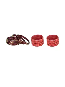 SOMIL Women Set of 2 Traditional Glass Bangles