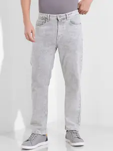 The Indian Garage Co Men Slim Fit Mid-Rise Heavy Fade Jeans