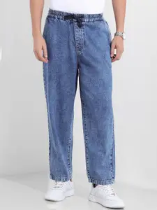 The Indian Garage Co Men Mid-Rise Relexed Fit No Fade Jeans