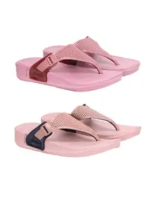 RIFOF Women Pink Flip Flops